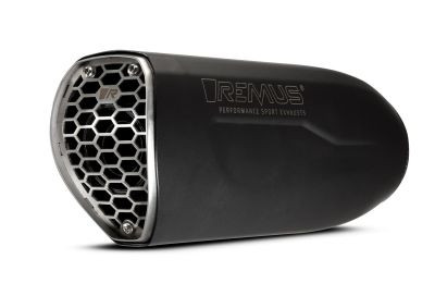 Slip-On REMUS NXT (Sportschalldämpfer), Edelstahl schwarz, inkl. CH Genehmigung