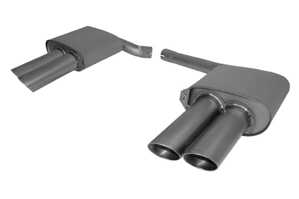 Titanium2 Sportschalldämpfer links/rechts mit je 2 Endrohren Ø 84 mm