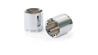 Endkappe Straight End V1 (2 Stk.), Alu chrom