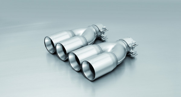 Endrohr-Set links/rechts je 2 Endrohre Ø 76 mm gerade