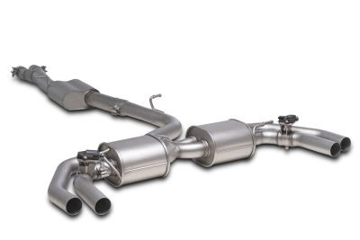 OPF-Auspuff-Anlage L/R Absorptions-Sportschalldämpfer mittig für CUPRA Formentor VZ5 inkl. EG Genehm