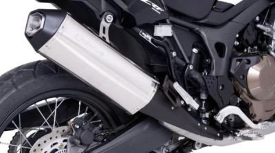 OKAMI, slip on, Schalldämpfer für HONDA CRF 1000L Africa Twin, Edelstahl, inkl. CH Genehmigung