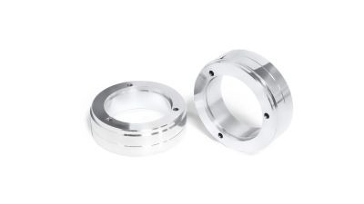 Verlängerung chrom SET, 25 mm (Set inkl. Schrauben), Alu chrom
