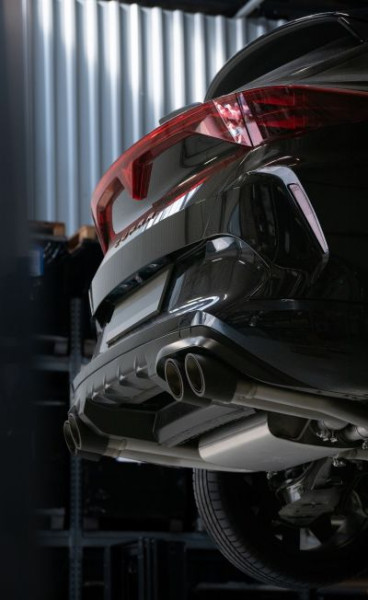 RACING Absorptions- Sportauspuff CUPRA E-Hybrid, mittig für Links/Rechts-Anlage, KEINE CH Genehmigung