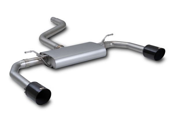 Axle-Back-System L/R: Absorptions-Sportauspuff Ford Focus IV mittig inkl. Verbindungsrohr, inkl. CH Genehmigung