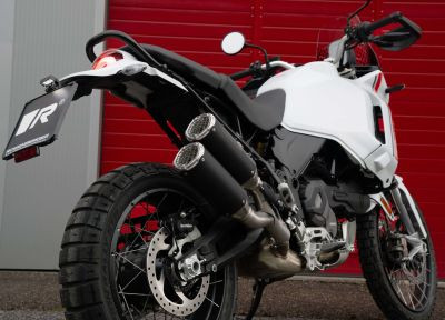 BoostR Slip On (Sportschalldämpfer), Edelstahl schwarz, RACING, keine CH Genehmigung