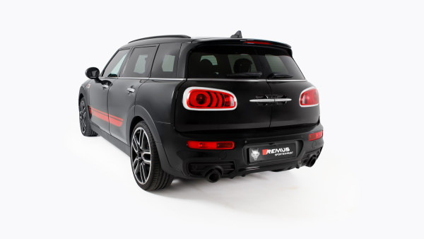 Cat-Back-Anlage, mit integrierter Klappe (rechte Seite!!!), für MINI JCW Clubman/Countryman ALL4 (wählbare Endrohre), inkl. CH-Genehmigung
