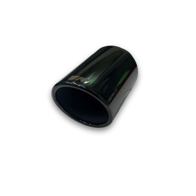 1 Endrohr Ø 102 mm schräg, Black Chrome, mit einstellbarem Kugelanschluss