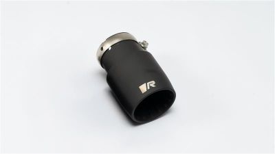 OPT GT Black Endrohr Ø 102 mm, L=145 mm, Titan, Schwarz painted, mit einstellbarem Kugelanschluss