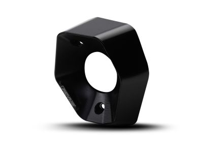 Endkappe REMUS RS 2.0, gefräst aus Aluminium, schwarz beschichtet