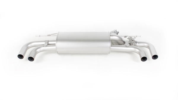 Axle-Back-Anlage, mittig für Links/Rechts-Anlage mit integrierter Klappe für BMW 540i G30 Limousine