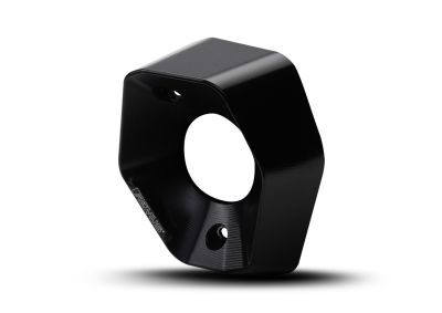 Endkappe REMUS RS 2.0, gefräst aus Aluminium, schwarz beschichtet