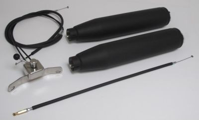 2x CUSTOM Exhaust Schalldämpfer ohne Kat. ohne Endkappe, mit MCS-System, Edelstahl schwarz