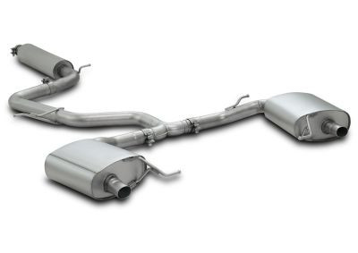 RACING Cat-Back-Sportauspuff, Links/Rechts-Anlage mit integrierten Klappen für Skoda Octavia III RS 245 Facelift, ohne CH Genehmigung