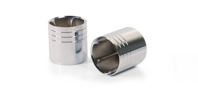 Endkappe Straight End V2 (2 Stk.), Alu chrom