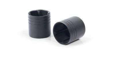 Endkappe Straight End V2 (2 Stk.), Alu schwarz