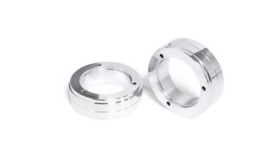 Verlängerung chrom SET, 25 mm (Set inkl. Schrauben), Alu chrom