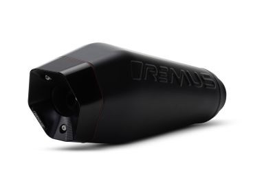 REMUS RS 2.0 RACING, Edelstahl schwarz, KEINE CH GENEHMIGUNG