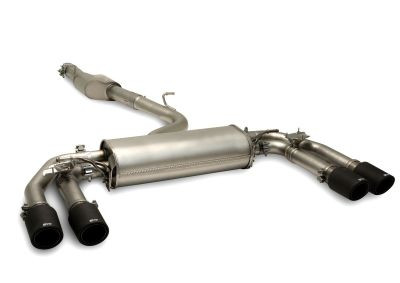 GPF-Back-System L/R: Sportauspuff mittig (Absorptionsprinzip) für den Audi S3 8Y Sportback Quattro i