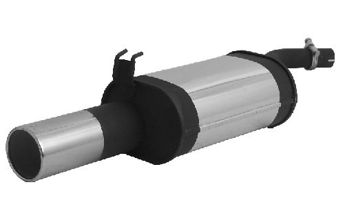 Sportschalldämpfer mit 1 Endrohr Ø 102 mm