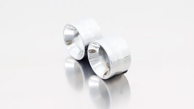 Endkappe Straight End (2 Stk.) Edelstahl, verchromt