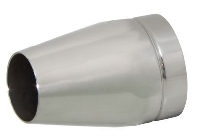 Endkappe „Tapered“ (2 Stk.) Edelstahl, verchromt