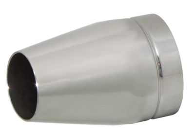 Endkappe „Tapered“ (2 Stk.) Edelstahl, verchromt