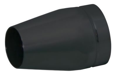 Endkappe „Tapered“ (2 Stk.) Edelstahl, schwarz lackiert