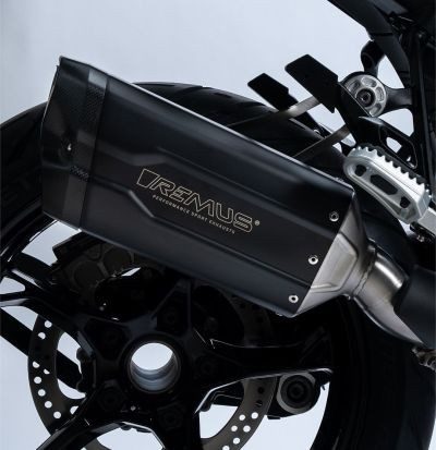 REMUS 8 2.0 Slip On Sportauspuff BWM R 1300 GS Adventure, Edelstahl schwarz beschichtet, RACING (keine CH-Genehmigung)
