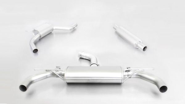 Cat-Back-Anlage links/rechts 2-Rohr mit Vorschalldämpfer für SEAT (wählbare Endrohre)
