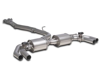 RACING OPF-Sportauspuff-Anlage L/R Absorptions-Sportschalldämpfer mittig für CUPRA Formentor VZ5 ohne CH Genehmigung