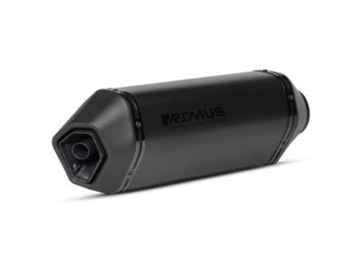 REMUS Slip-On "NOTTE", Edelstahl schwarz, inkl. CH Genehmigung