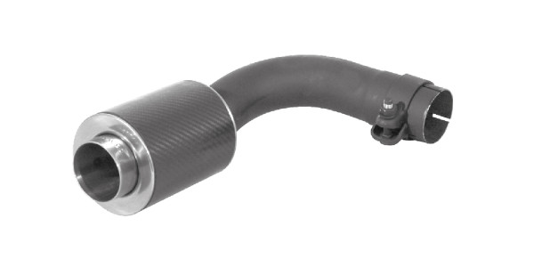 Endrohr-Set Rohrbogen links/rechts mit je 1 Carbon-Endrohr Ø 110 mm